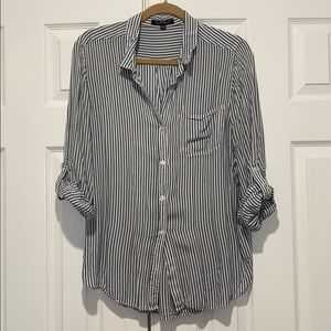 Striped Button Up